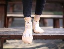 Meias de tornozelo para senhora com gatinhos - 5 pares 7