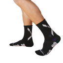 Meias desportivas antiderrapantes unisex confortáveis respiráveis elásticas até meio da panturrilha corrida futebol treino 3