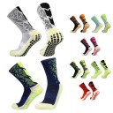 Meias desportivas de futebol unisex EUR 39-45 com sola de silicone antiderrapante altas até ao joelho respiráveis elásticas 2