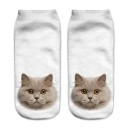 Meias femininas - Cabeça de gato 1