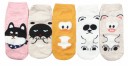 Meias femininas com animais - 5 pares 14