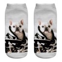 Meias femininas com cães engraçados 9