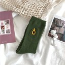 Meias femininas com fruta - 4 pares 9