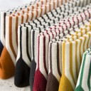 Meias femininas com riscas 9