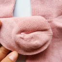 Meias femininas com rosa e pérola 3