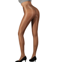 Meias finas femininas 70D Meias transparentes brilhantes com leve brilho Elegantes e confortáveis para uso diário e ocasiões especiais 3