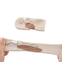 Meias infantis unisex 3 pares Meias antideslizantes com motivos de animais Algodão elastano nylon Meias coloridas e macias para crianças 2