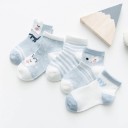 Meias para crianças com animais - 5 pares 9
