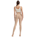 Meias transparentes femininas resistentes a rasgos Antiderrapantes finas de nylon Efeito push-up Emagrecimento Material respirável 5