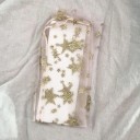 Meias transparentes para senhora com estrelas 3