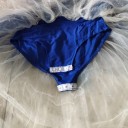 Meisjes balletjurk met romantische tule rok, fluwelen lijfje met kant, polyester, blauw-zilver, kostuum voor ballet en optredens 3