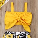 Meisjes crop top en rok L1263 3
