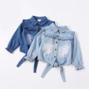Meisjes denim blouse 1779 1