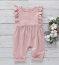 Meisjes jumpsuit met ruches T2648 1
