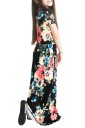 Meisjes lange jurk met bloemen 3