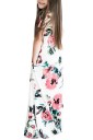 Meisjes lange jurk met bloemen 2