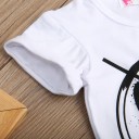 Meisjes T-shirt en broek L1178 4