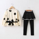 Meisjes T-shirt en broek L1380 6