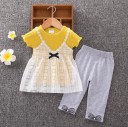 Meisjes T-shirt en broek L1459 6