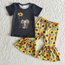 Meisjes T-shirt en broek L1468 2