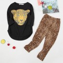Meisjes T-shirt en legging L1354 3