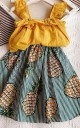 Meisjes T-shirt en rok N418 7