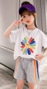 Meisjes T-shirt en short L1542 4