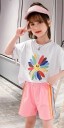 Meisjes T-shirt en short L1542 3