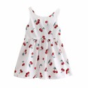 Meisjes zomerjurk met patroon - Wit 1