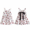 Meisjes zomerjurk met patroon - Wit 2