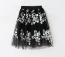 Meisjesrok met bloemen L1081 4