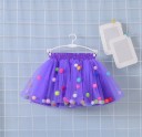 Meisjesrok met pompons L1001 12