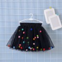 Meisjesrok met pompons L1001 5