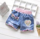 Meisjesshort met print J615 2