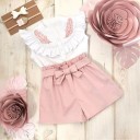 Meisjestop en short L1088 1
