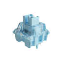 Mekanisk ISO-tastatur uden taster med RGB-baggrundsbelysning, 90 blå kontakter, 8000 mAh batteri, USB, 2,4GHz og USB-C forbindelse 2