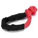 Měkká spona navijáku soft shackle 12pramenné lano UHMWPE ochranný návlek ruční uzel 0,5 x 22 palce Pro tažení a vyprošťování vozidel 2