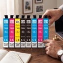Μελάνες Epson 604XL 10 τμχ Συμβατές T604XL Με τσιπ 4x Μαύρο Κυανό Μαγεντί και Κίτρινο Για XP-2200 XP-3200 XP-4200 WF-2910 5