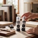Μελάνι 104 Σετ 2 τεμ Για Epson EcoTank ET-2821 ET-2825 ET-2826 ET-2830 Φιάλες 2x 70 ml Βασισμένο σε νερό Μαύρο 3