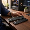Mémoire RAM DDR4 8 Go 2666 MHz avec support XMP 2.0 et dissipateur passif de couleur noire pour ordinateur de bureau destiné au jeu et au travail 6