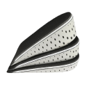 Memory Foam skoindlægssåler sort farve højde 4 cm ortopædisk højde øger stødabsorbering gangkomfort sports- og arbejdssko 4