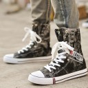 Men's Ankle Denim Trainers J1474 6