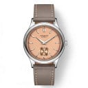 Men's Automatic Watch Farasute Elegant with Small Second Hand Water Resistant 5 Bar Diameter 39 mm Stainless Steel Sapphire Glass Leather Strap 10