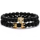 Men's Beaded Bracelet 2 pcs H514 13