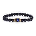 Men's Beaded Bracelet H267 9