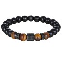 Men's Beaded Bracelet H293 1