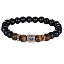 Men's Beaded Bracelet H293 2