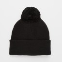 Men's Black Bobble Hat 1