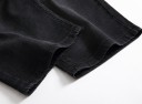 Men's Black Denim Shorts 12