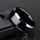 Men's Black Titanium Ring 1